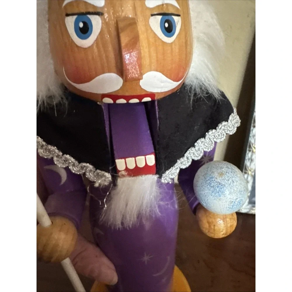 Nutcracker‎ Wizard 14.5 Inches Limited Edition  2010 With Crystal Ball